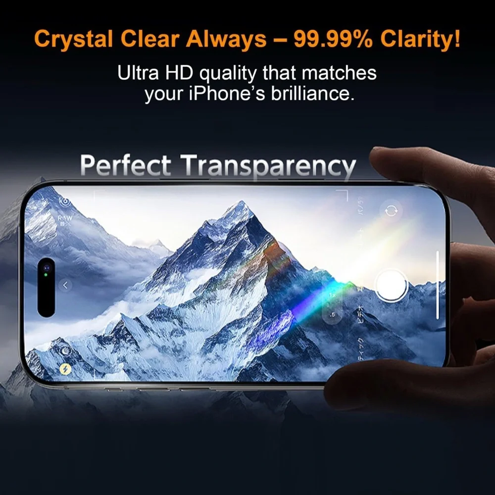 Clear OneFish Screen Protector for iphone 13 Pro Max/14 Plus